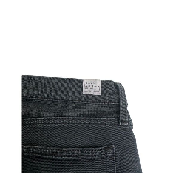 Frank & Eileen Cork The Everyday High Waist Straight Leg Jeans Worn Black sz 30 - Picture 11 of 12